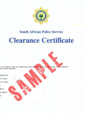 International SA Police Clearance