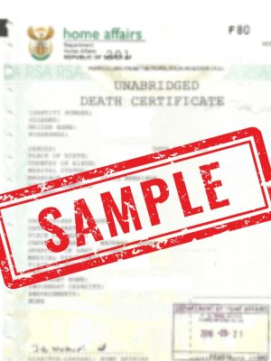 Unabridged Death Certificate